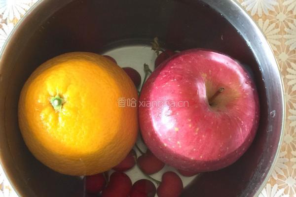 荷花水果拼盘的做法图解2