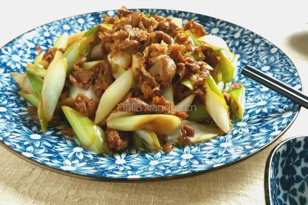 葱爆羊肉片的做法图解9