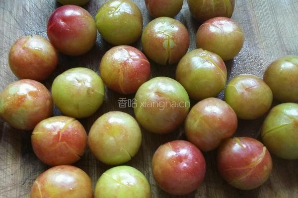 糖腌李子的做法图解2