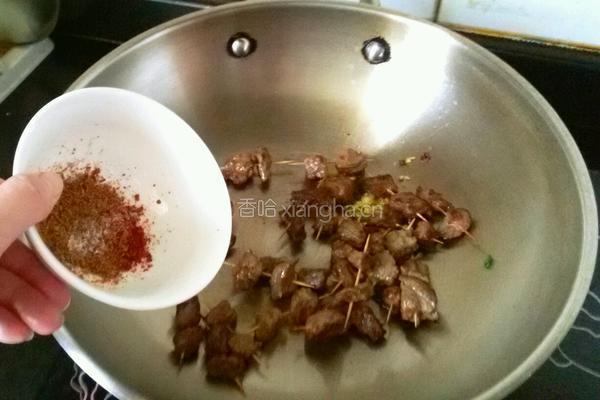孜然牙签牛肉的做法图解13