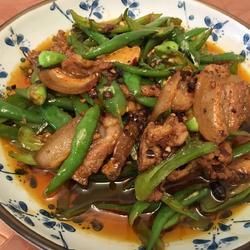 青椒盐煎肉的做法[图]
