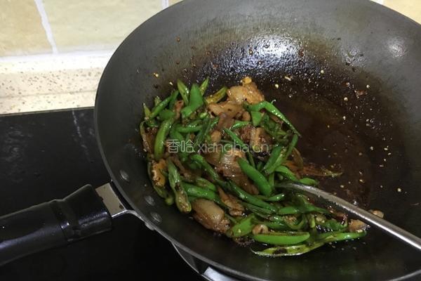 青椒盐煎肉的做法图解5