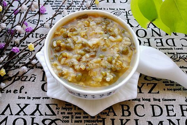 绿豆粥的做法图解4