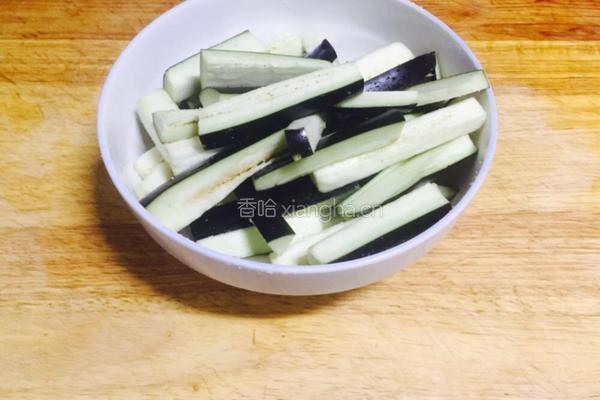 豆角烧茄子的做法图解4