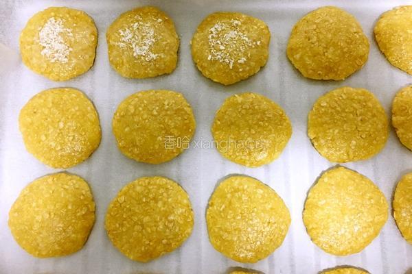 燕麦椰蓉饼干的做法图解9