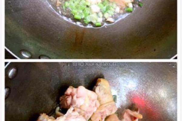 土豆烧鸡腿的做法图解4