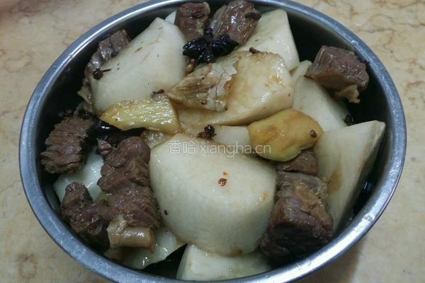 萝卜炖牛肉的做法图解5
