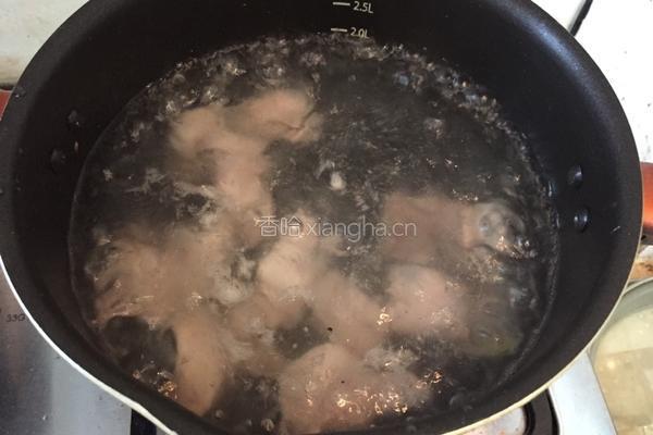 海带豆腐味噌汤的做法图解3
