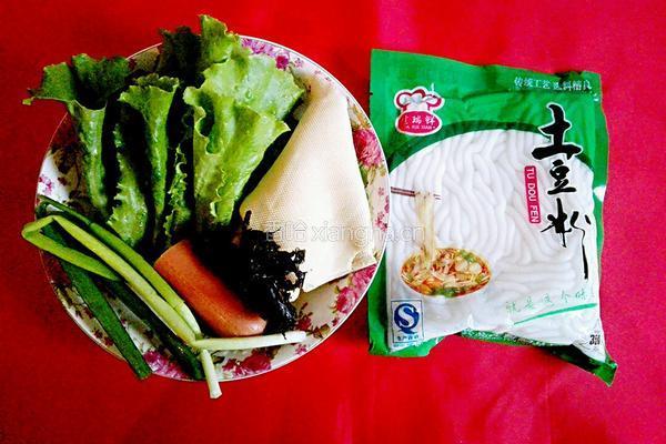 土豆粉的做法图解1