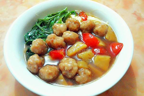 菠萝咕噜肉盖浇面的做法图解10