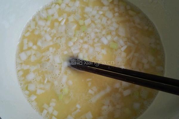 葱花煎饼的做法图解2
