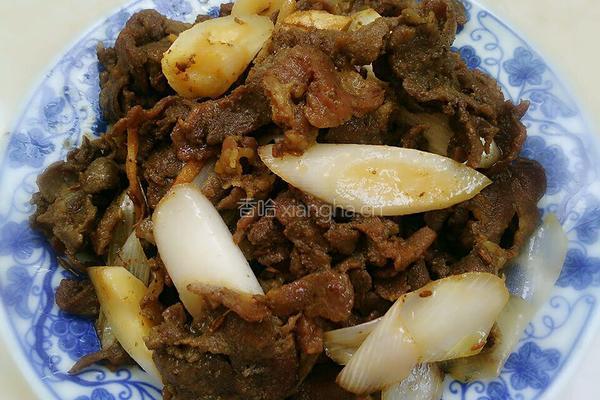 葱爆牛肉的做法图解6