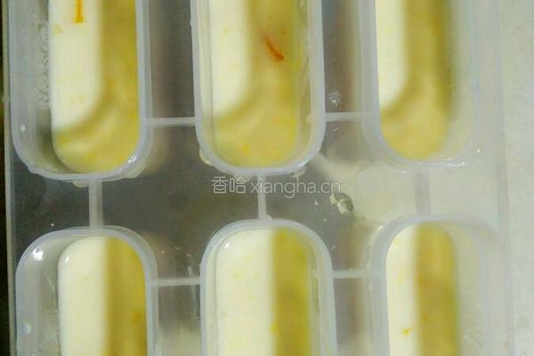 芒果橙汁奶冰棍的做法图解9