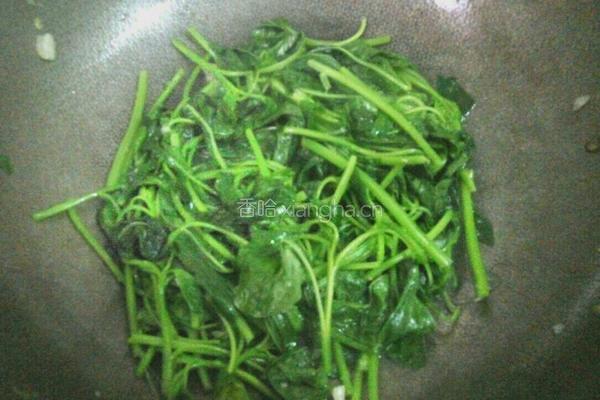 金针菇炒苋菜的做法图解3