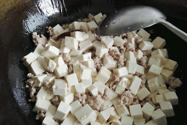 肉末豆腐羹的做法图解3