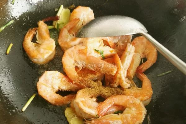 红烧虾的做法图解3