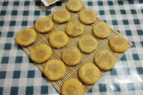 蒜香南瓜饼的做法图解13