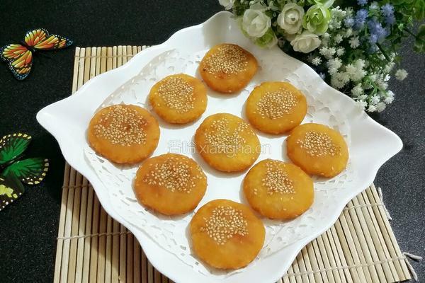蒜香南瓜饼的做法图解18
