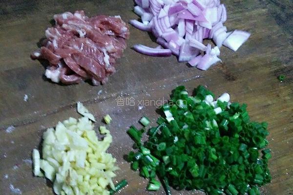 肉丝茄子的做法图解3