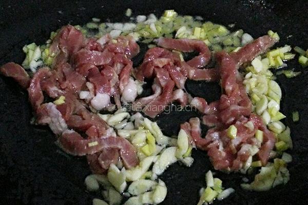 肉丝茄子的做法图解5