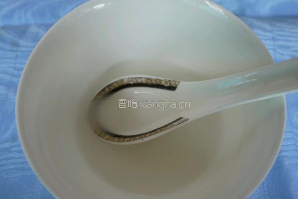 油菜虾仁的做法图解2