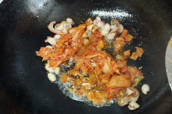 辣白菜豆腐汤的做法图解6