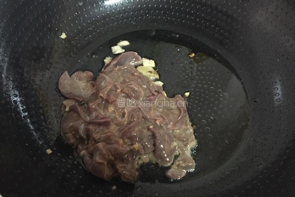 黄瓜炒猪肝的做法图解6