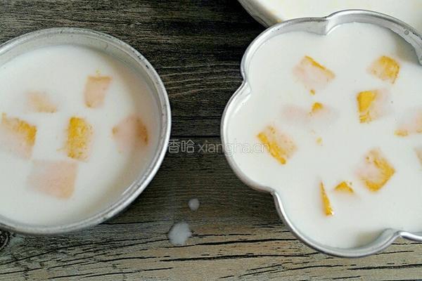 芒果椰汁糕的做法图解8