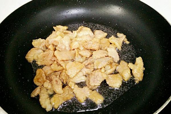 肉炒平菇的做法图解6