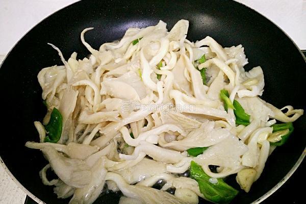 肉炒平菇的做法图解9