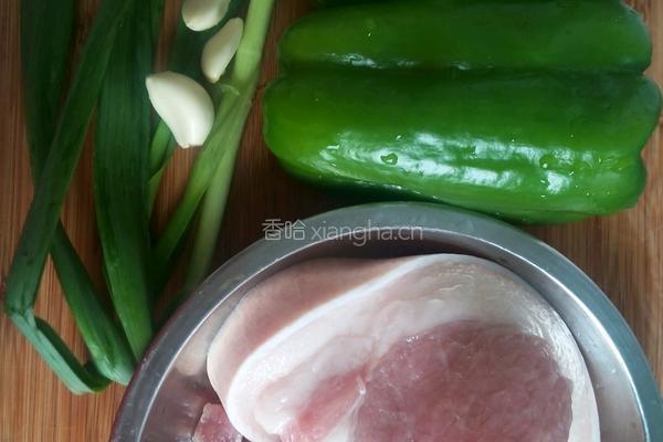 大辣椒炒肉的做法图解1