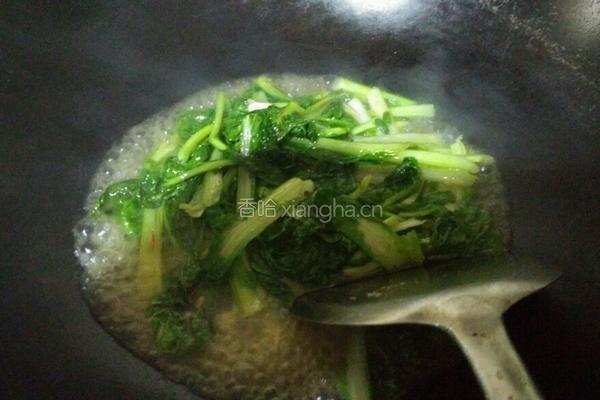 农家小白菜的做法图解6