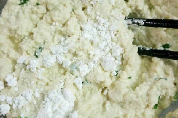 香煎豆腐饼的做法图解4