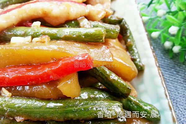 蚝油茄子烧豆角的做法图解19