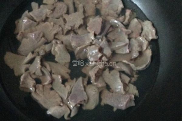 炒猪心的做法图解4