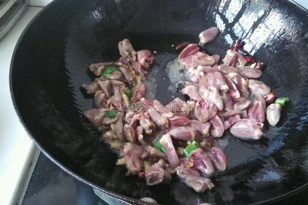 孜然鸡心的做法图解9
