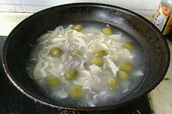  新疆羊肉青杏面旗子汤饭的做法图解7