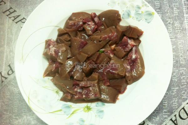 香葱炒腰花的做法图解4