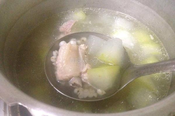 薏米冬瓜排骨汤的做法图解10