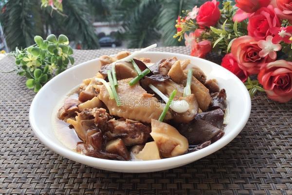 冬菇蒸滑鸡的做法图解8