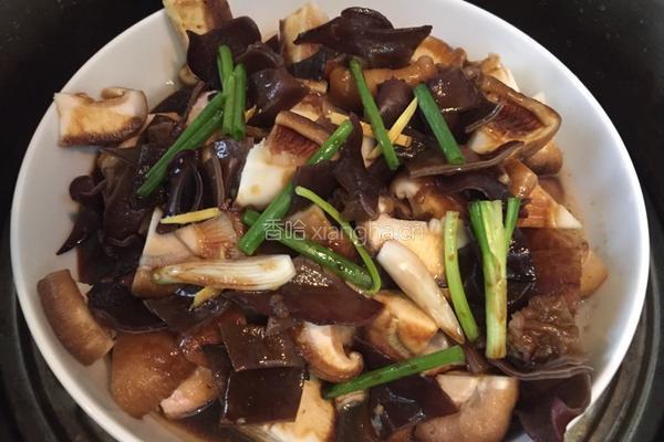 冬菇蒸滑鸡的做法图解6