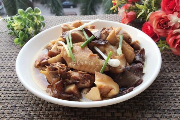 冬菇蒸滑鸡的做法图解9