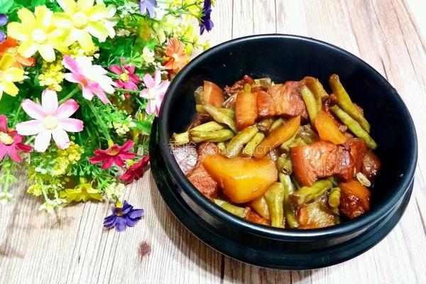 土豆豆角炖肉的做法图解19