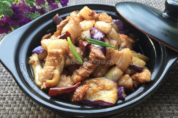 家常茄子烧肉的做法图解9