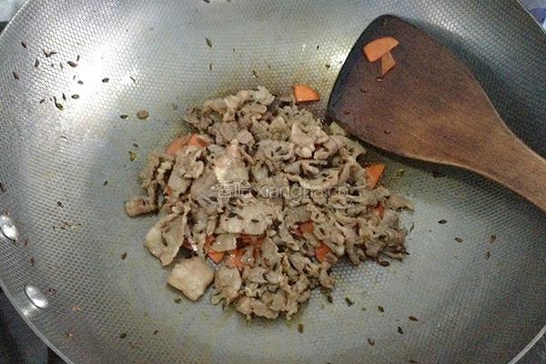 孜然炒肉的做法图解12