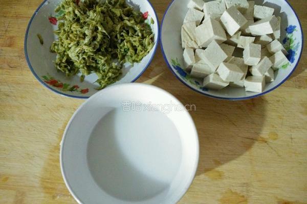 槐花豆腐的做法图解2