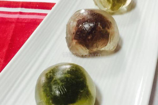 水晶粽水晶月饼水晶包星巴克星冰粽做法的做法图解6