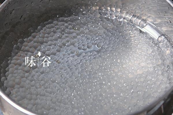 红豆牛奶西米露的做法图解5