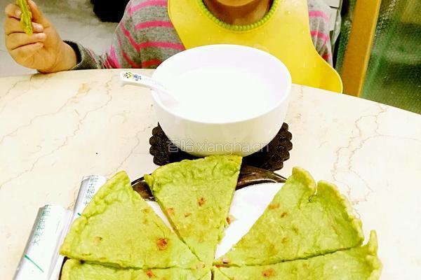 青汁鸡蛋饼的做法图解5