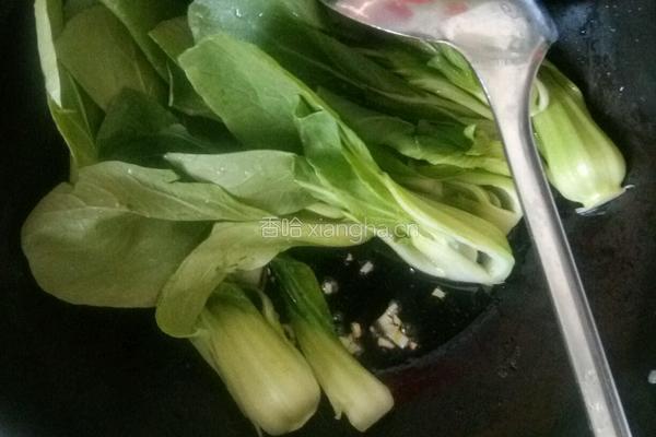 生炒油菜的做法图解3